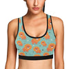 Lion Baby Pattern Print Design 03 Sports Bra