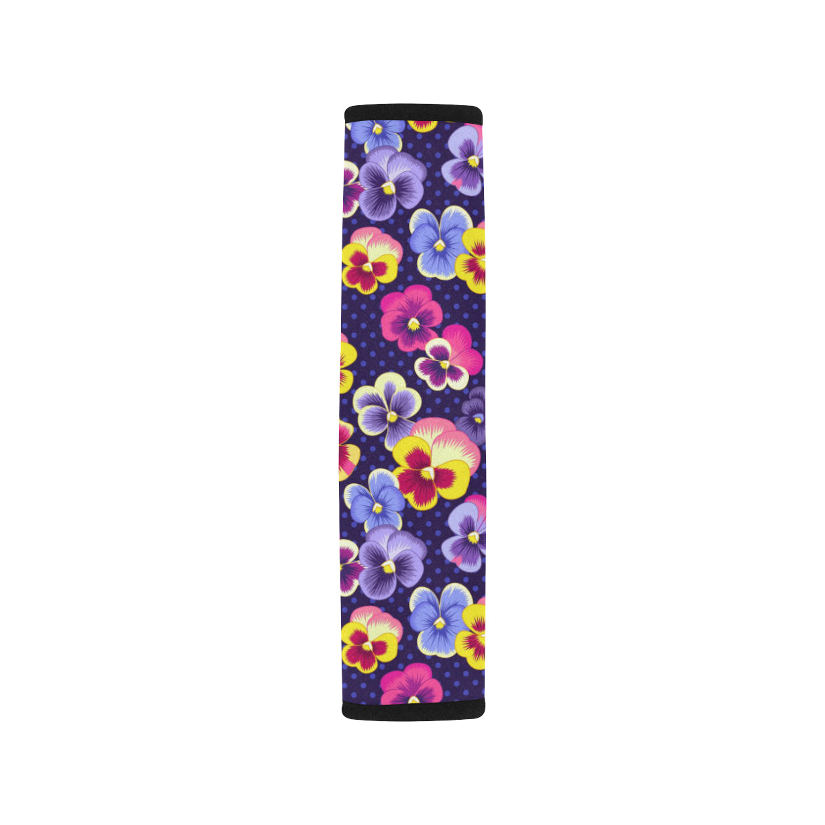 Pansy Pattern Print Design PS04 Car Seat Belt Cover