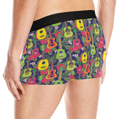 Ukulele Tropical Pattern Print Design 03 Men's Boxer Briefs