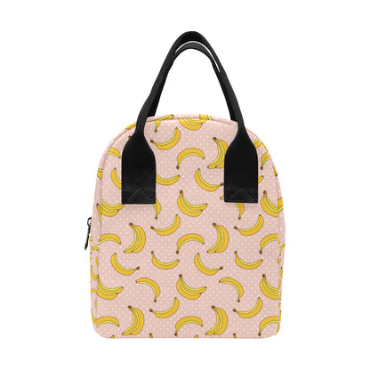 Banana Pattern Print Design BA06 Insulated Lunch Bag