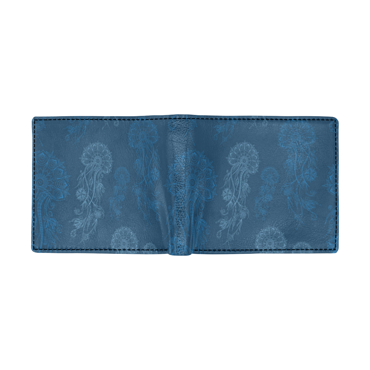 Jellyfish Pattern Print Design 01 Men's ID Card Wallet