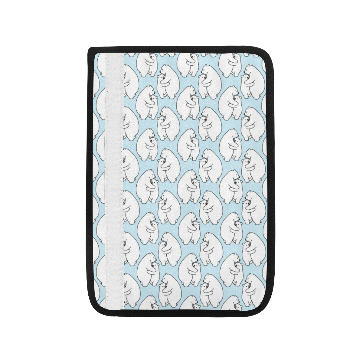 Polar Bear Pattern Print Design PB08 Car Seat Belt Cover