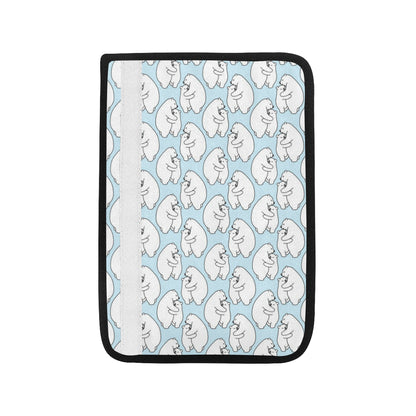 Polar Bear Pattern Print Design PB08 Car Seat Belt Cover
