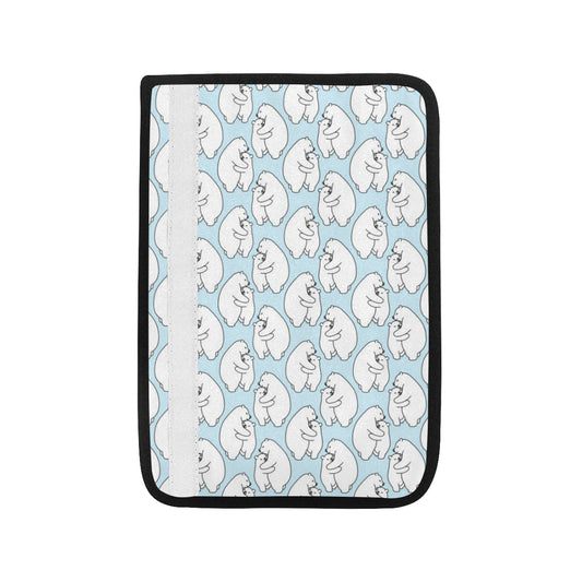Polar Bear Pattern Print Design PB08 Car Seat Belt Cover