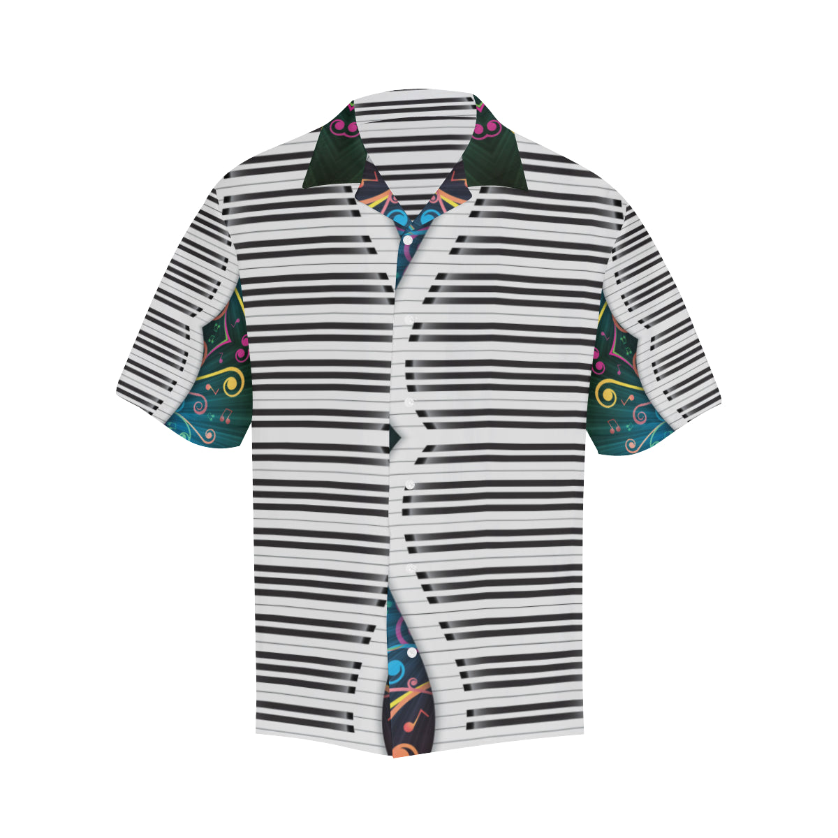 Piano Pattern Print Design 01 Men's Hawaiian Shirt