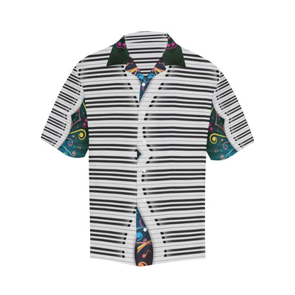 Piano Pattern Print Design 01 Men's Hawaiian Shirt