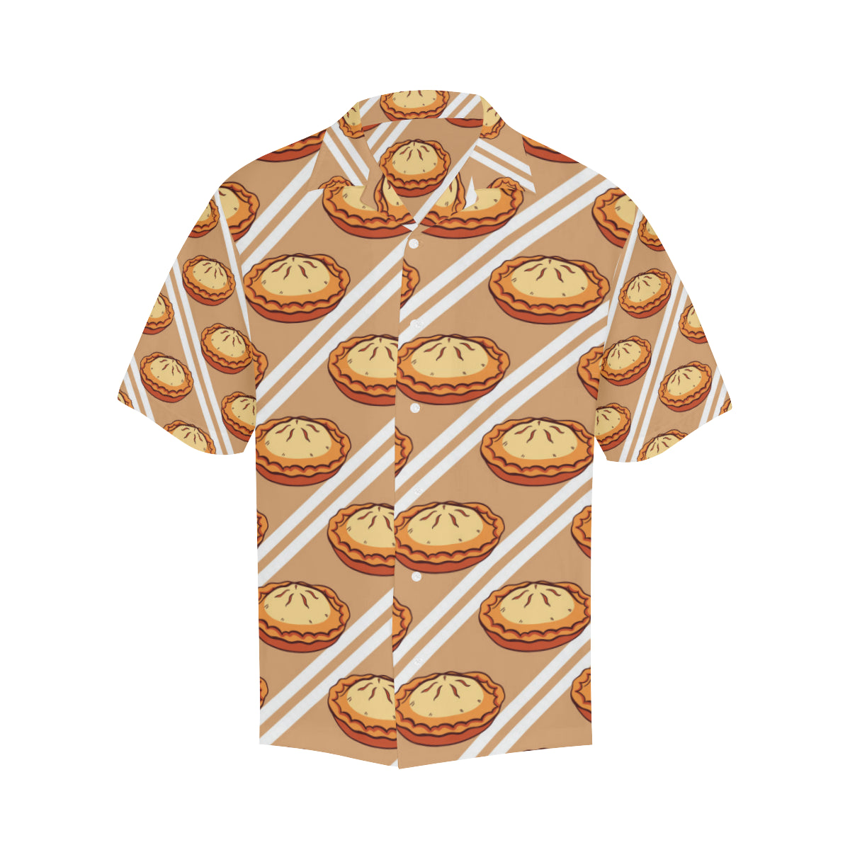 Pie Pattern Print Design A02 Men's Hawaiian Shirt