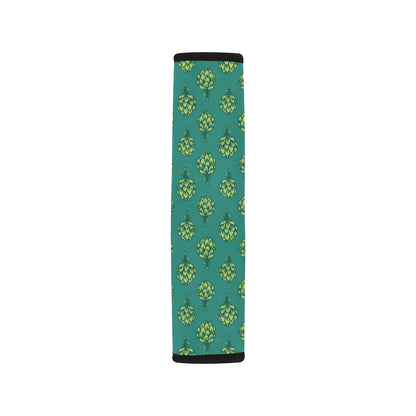 Artichoke Pattern Print Design 04 Car Seat Belt Cover