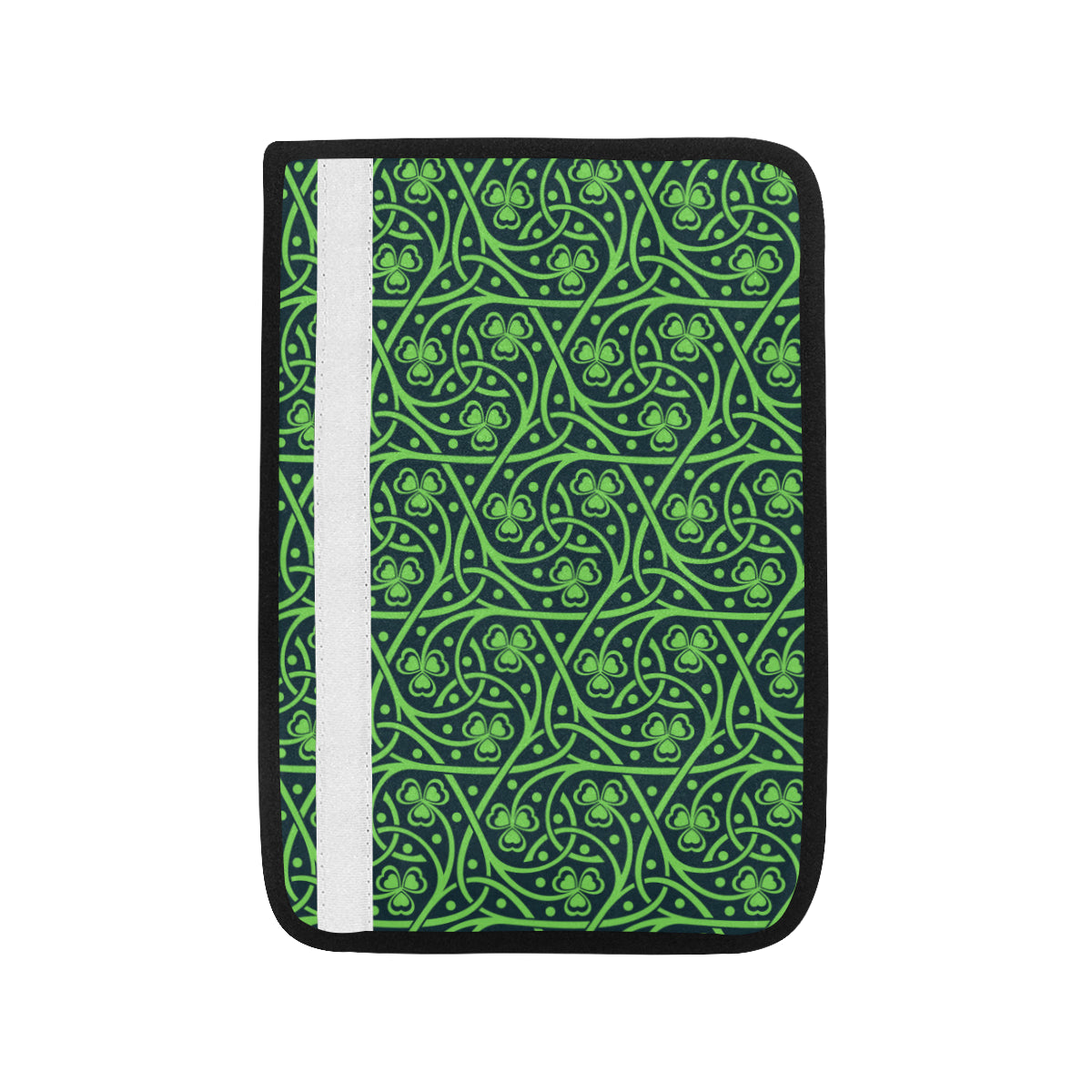 Shamrock Themed Print Car Seat Belt Cover