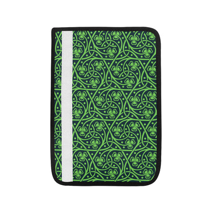 Shamrock Themed Print Car Seat Belt Cover