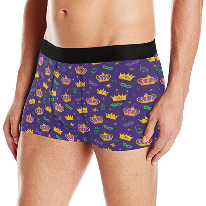 Mardi Gras Pattern Print Design 03 Men's Boxer Briefs
