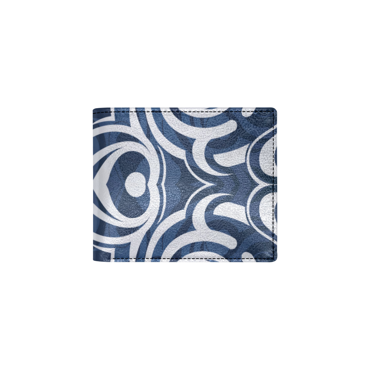 Maori Pattern Print Design 01 Men's ID Card Wallet