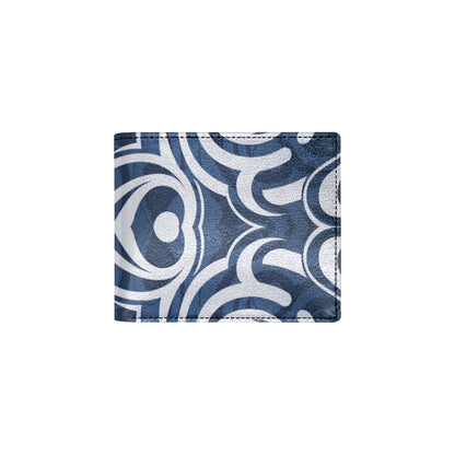 Maori Pattern Print Design 01 Men's ID Card Wallet