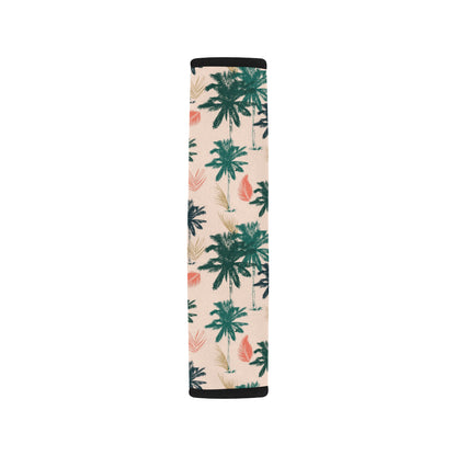 Palm Tree Pattern Print Design PT014 Car Seat Belt Cover