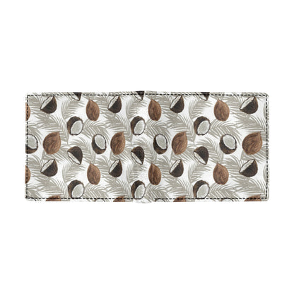 Coconut Pattern Print Design CN03 Men's ID Card Wallet