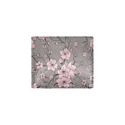 Cherry Blossom Pattern Print Design CB05 Men's ID Card Wallet