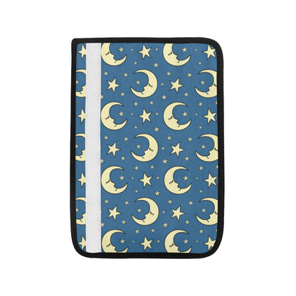 Moon Night Pattern Print Design 03 Car Seat Belt Cover