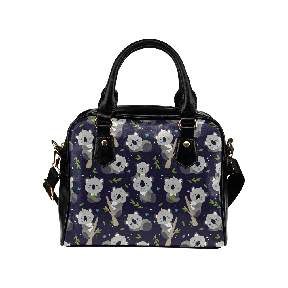 Koala Pattern Print Design 04 Shoulder Handbag