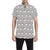 Bull Terrier Head Print Pattern Men's Short Sleeve Button Up Shirt