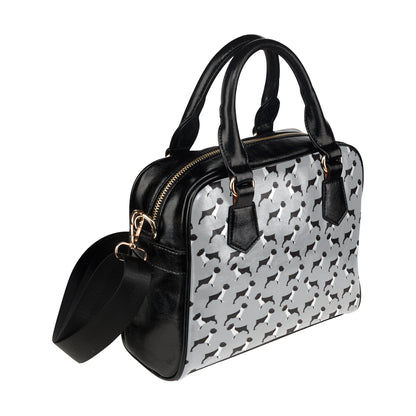 Boxers Pattern Print Design 01 Shoulder Handbag