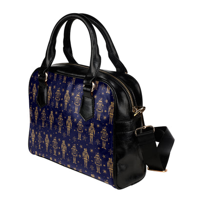 Nutcracker Pattern Print Design A05 Shoulder Handbag