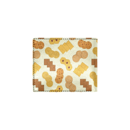 Cookie Pattern Print Design 06 Men's ID Card Wallet