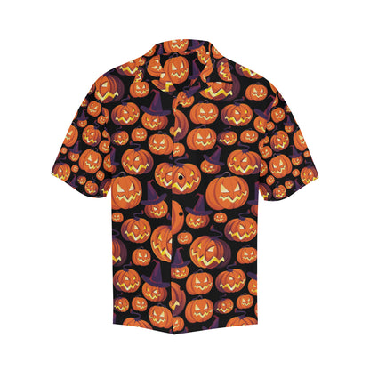 Halloween Pattern Print Design 04 Men's Hawaiian Shirt