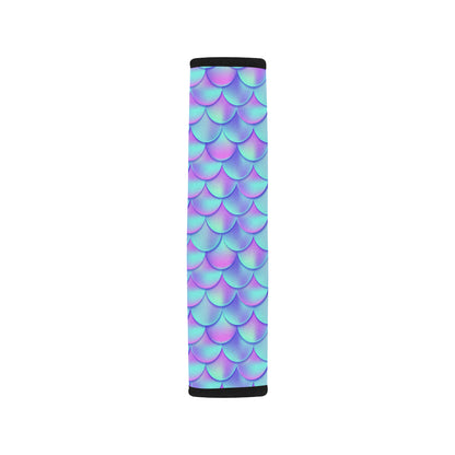 Mermaid Tail Design Print Pattern Car Seat Belt Cover