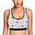 Anchor Pattern Print Design 06 Sports Bra