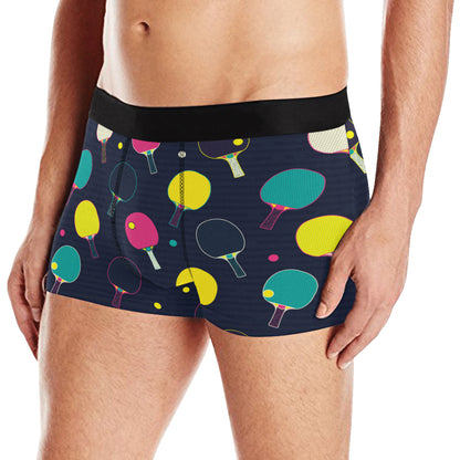 Ping Pong Pattern Print Design A04 Men's Boxer Briefs