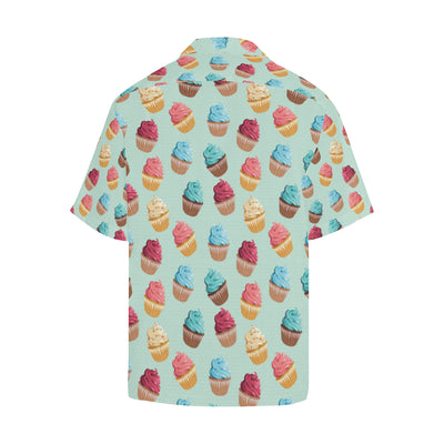 Cupcake Pattern Print Design 01 Men's Hawaiian Shirt