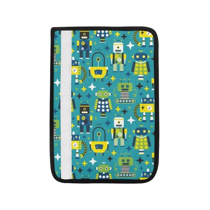 Robot Pattern Print Design A02 Car Seat Belt Cover