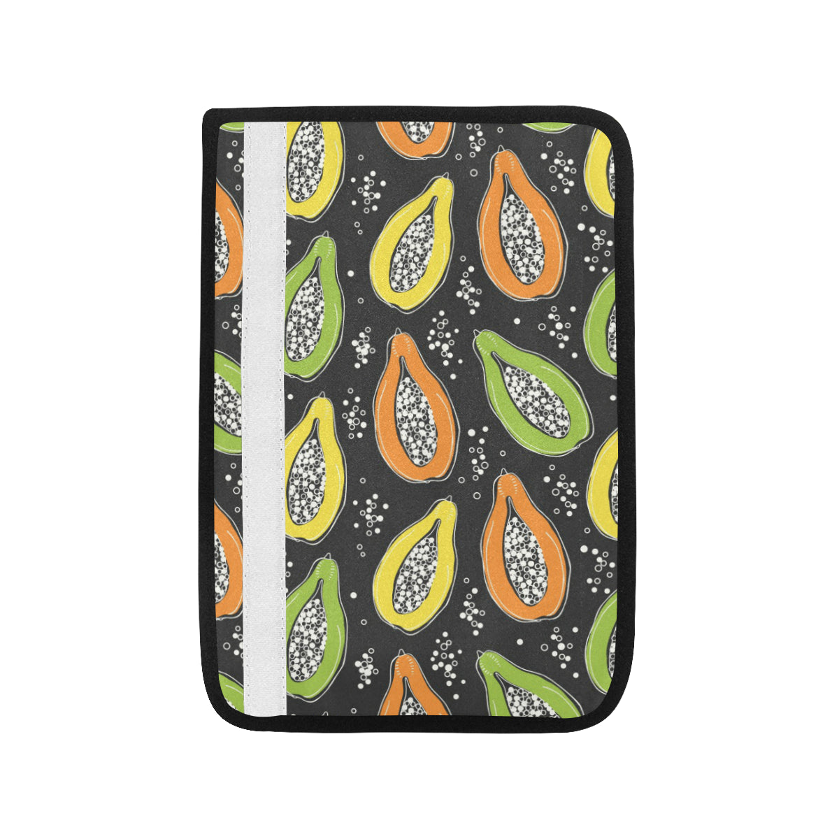 Papaya Pattern Print Design PP05 Car Seat Belt Cover