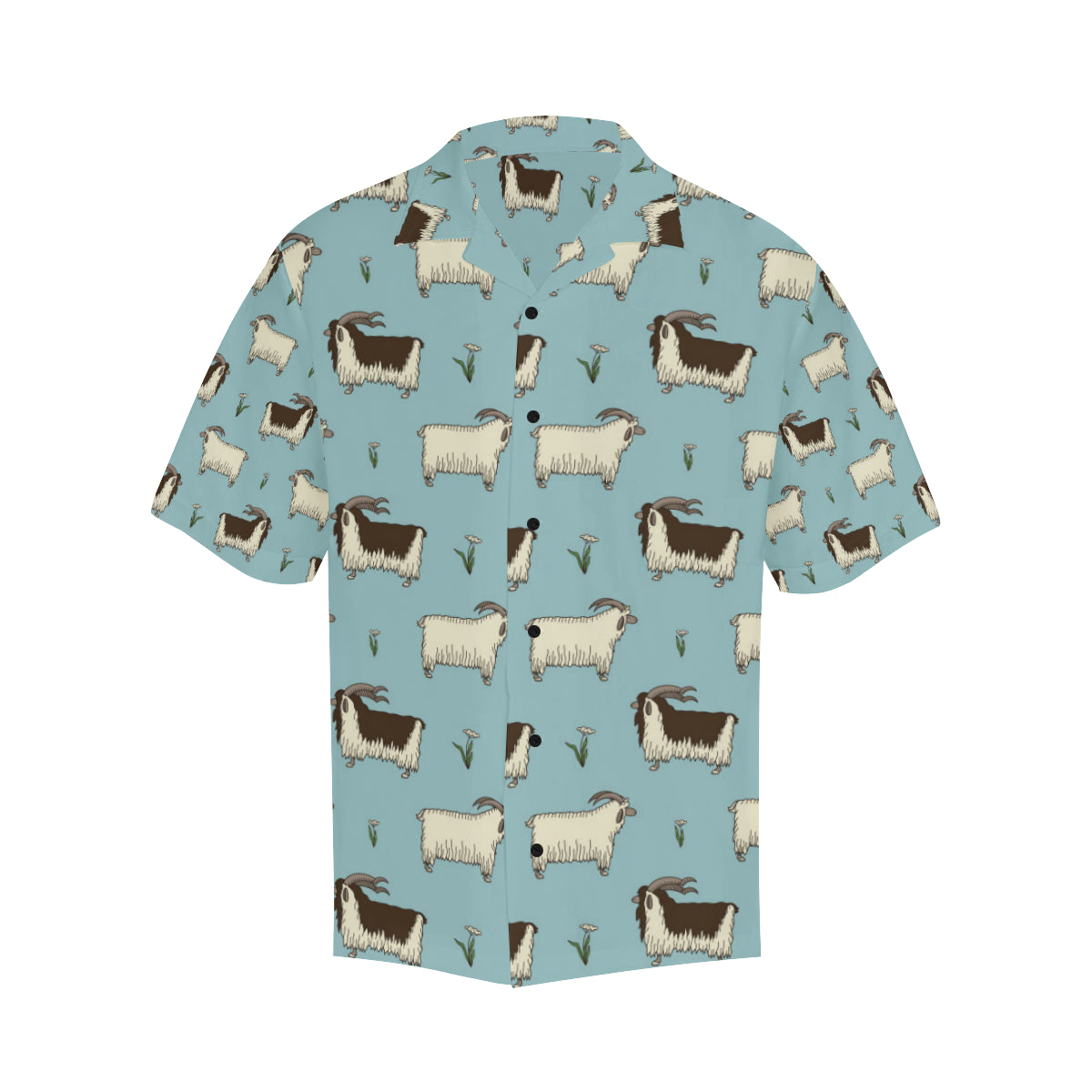 Goat Pattern Print Design 02 Men's Hawaiian Shirt