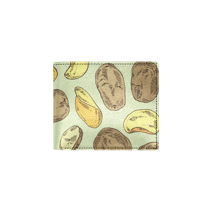 Potato Pattern Print Design A03 Men's ID Card Wallet