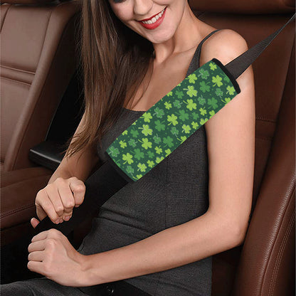 Clover  Pattern Print Design 02 Car Seat Belt Cover