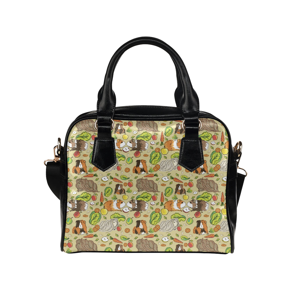 Guinea Pig Pattern Print Design 02 Shoulder Handbag