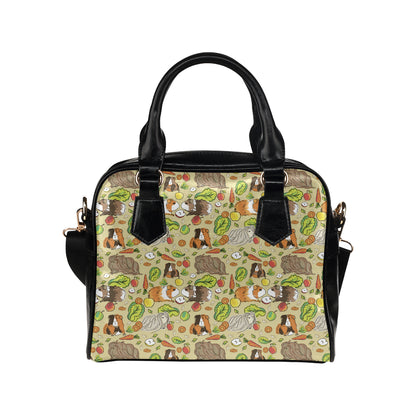 Guinea Pig Pattern Print Design 02 Shoulder Handbag