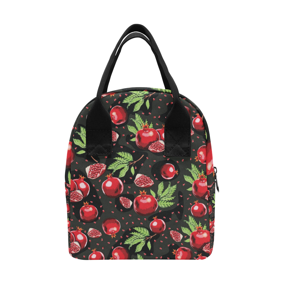 Pomegranate Pattern Print Design PG06 Insulated Lunch Bag