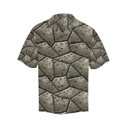 Armor Pattern Print Design 01 Men's Hawaiian Shirt