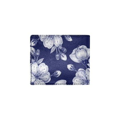 Cherry Blossom Pattern Print Design CB01 Men's ID Card Wallet