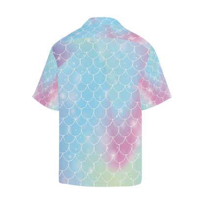 Rainbow Pattern Print Design A06 Men's Hawaiian Shirt