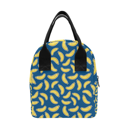 Banana Pattern Print Design BA03 Insulated Lunch Bag