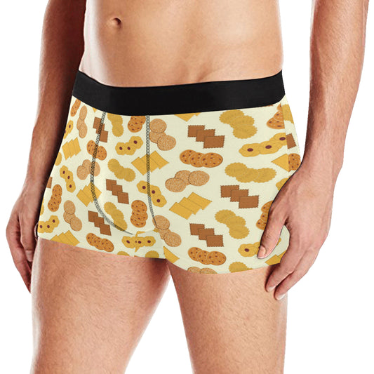 Cookie Pattern Print Design 06 Men's Boxer Briefs