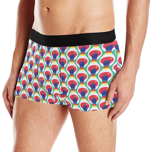 Bowling Pattern Print Design 05 Men's Boxer Briefs