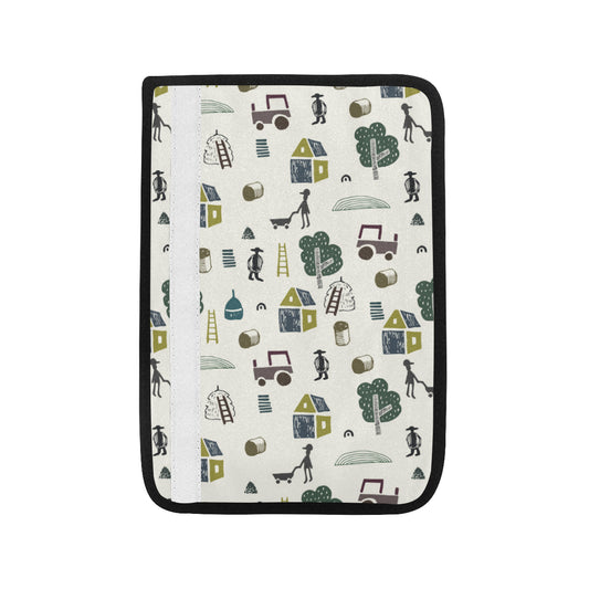 Agricultural Farm Print Design 01 Car Seat Belt Cover