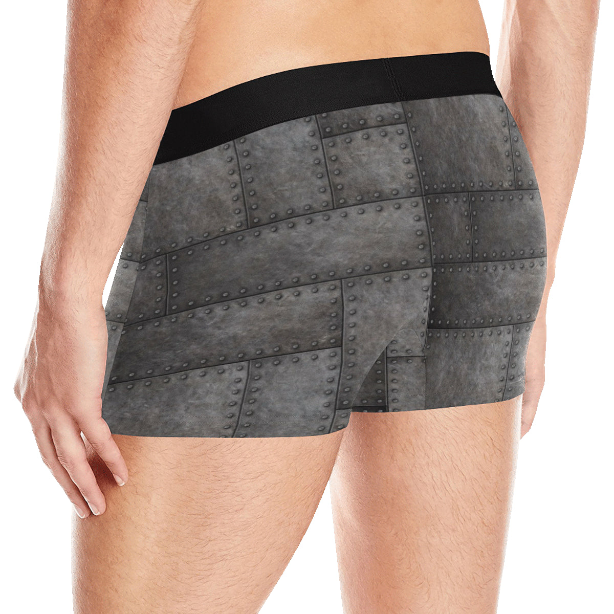Armor Pattern Print Design 02 Men's Boxer Briefs