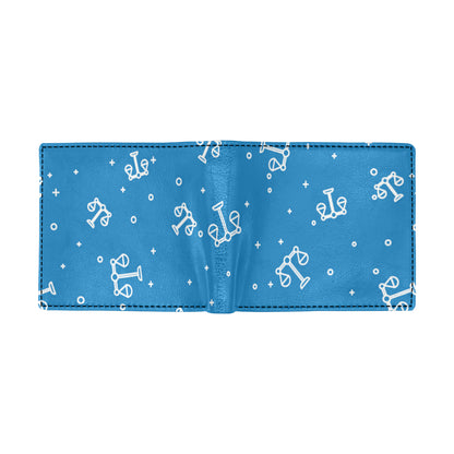 Libra Pattern Print Design 05 Men's ID Card Wallet