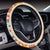 Camper Tent Pattern Print Design 03 Steering Wheel Cover with Elastic Edge