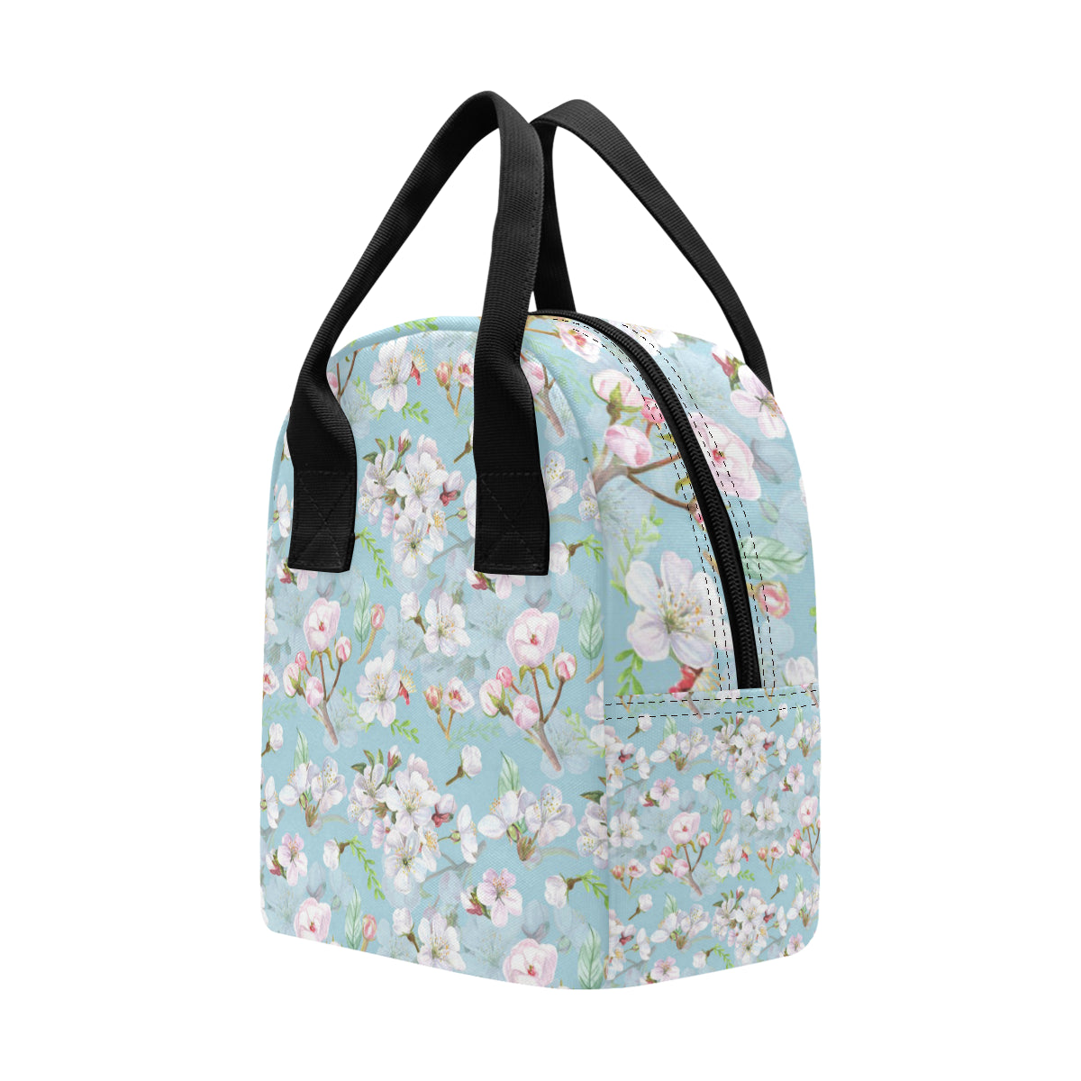 Apple blossom Pattern Print Design AB06 Insulated Lunch Bag